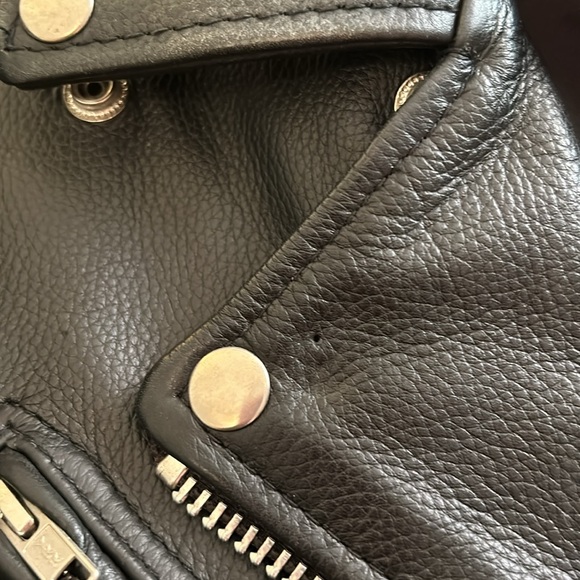 Women’s leather motorcycle jacket - Picture 13 of 16